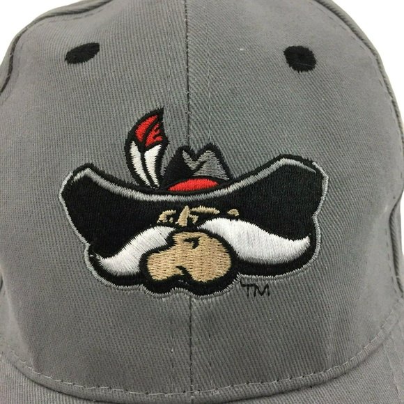 UNLV Runnin Rebels Snapback Hat Grey Adjustable Hook and Loop Baseball Cap - Picture 8 of 11